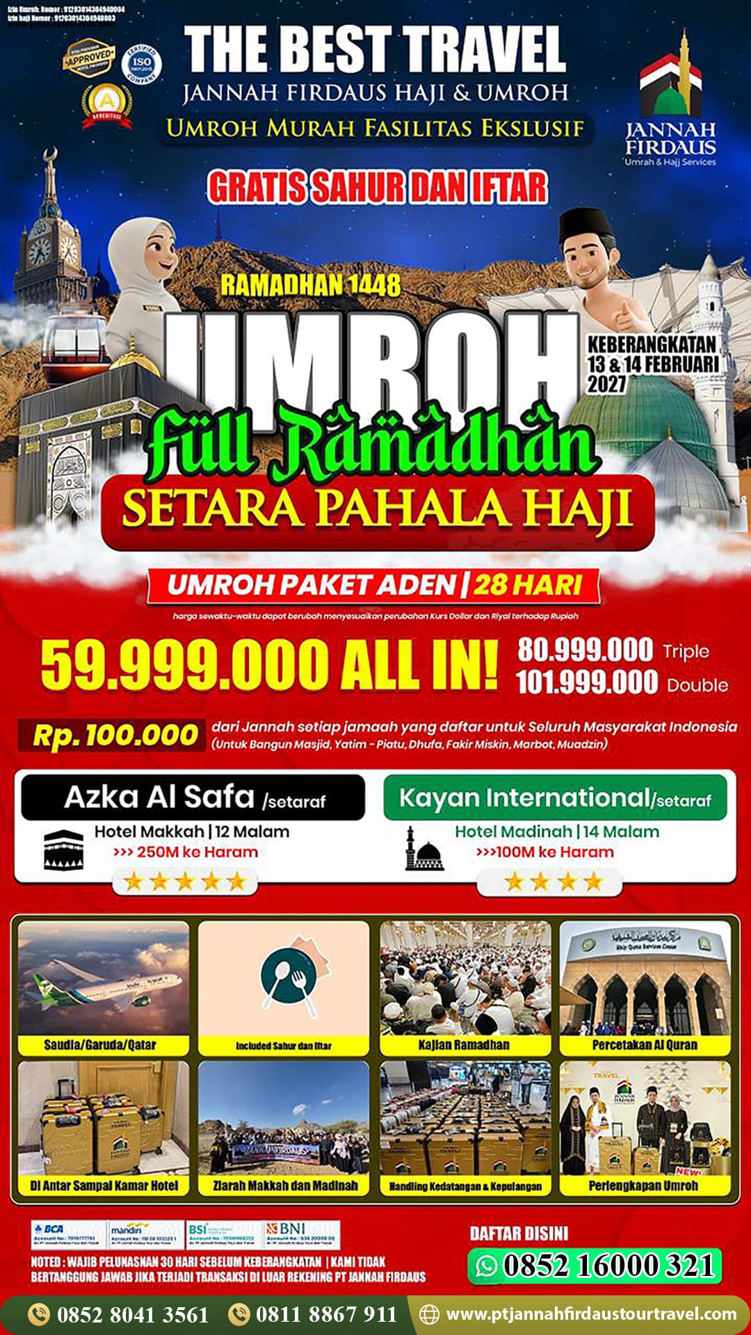 umroh full ramadhan 2027 pt jannah firdaus tour travel aden