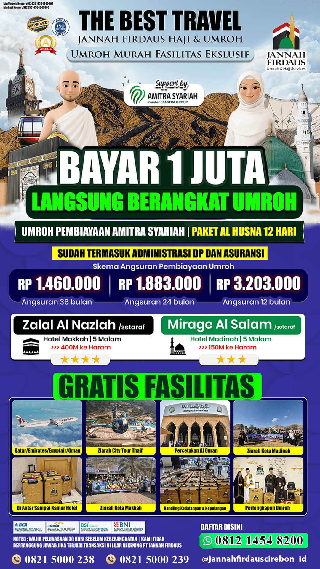 dana talangan umroh 2026 amitra paket alhusna