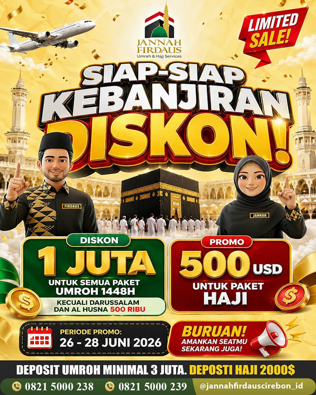 promo diskon umroh 2026 jannah firdaus cirebon
