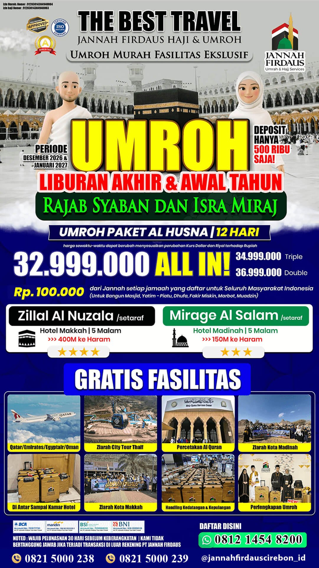 umroh akhir tahun 2026 & umroh awal tahun 2027 alhusna