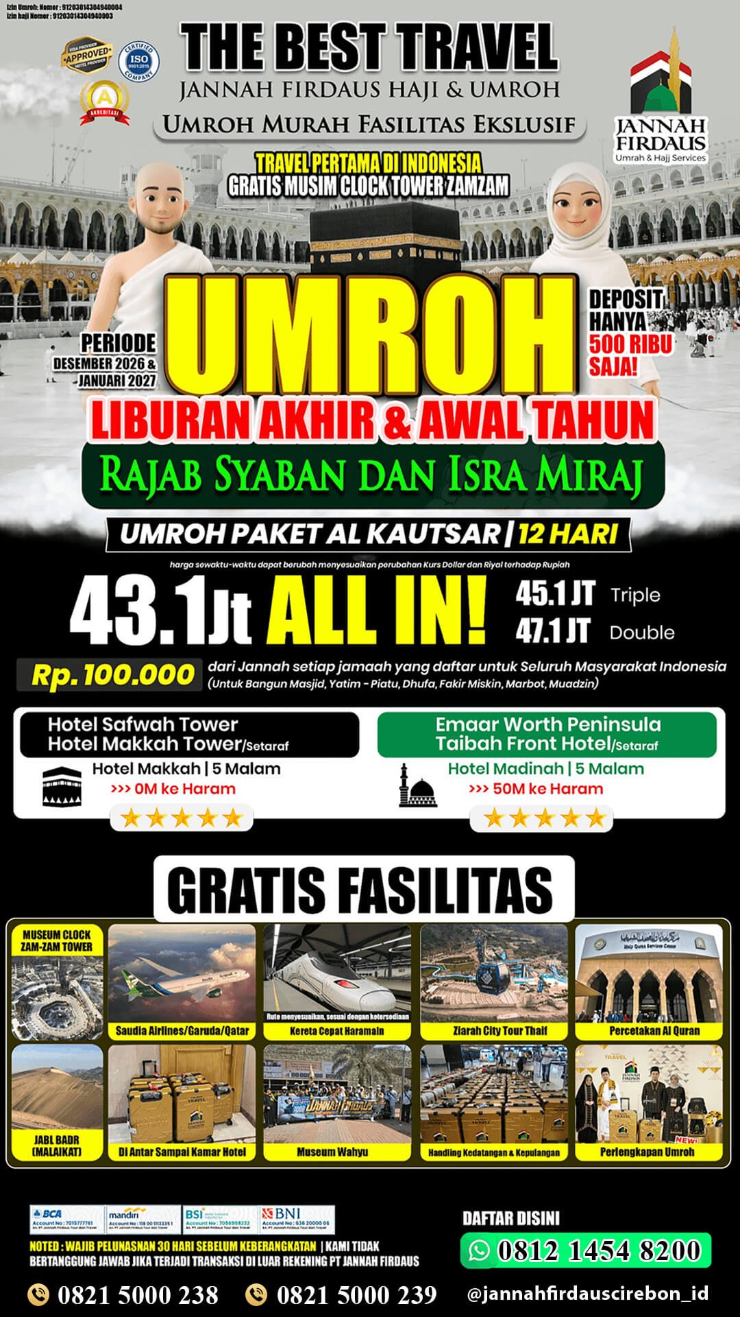 umroh akhir tahun 2026 & umroh awal tahun 2027 alkautsar